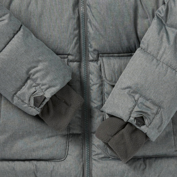 All In Motion Boys Girls Short Puffer Jacket Large 12/14 Gray Extendable… - Picture 11 of 12